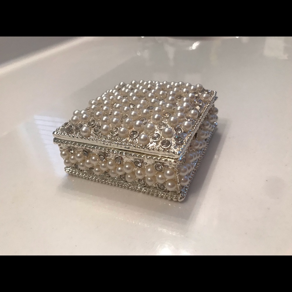 BLINGED OUT small jewelry box